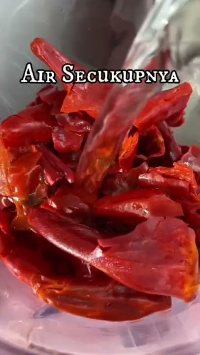 cara buat cili kisar tahan lama simple