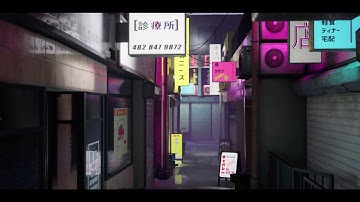Japanese Alleyway Unreal Engine 4