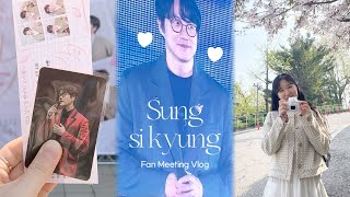 Vlogㅣ성시경 팬미팅 날의 설렘폭발 븨로그🎤 • 벚꽃 꽃말=팬미팅🌸 • 봄날의 장충단공원 데이트🍦 • 내게 오는 길💜  • 티켓조기수령선물/장충체육관1층시야/응원봉/태극당모나카