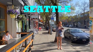 Seattle&#39;s Lively Neighborhood : Capitol Hill Walk in April 2023