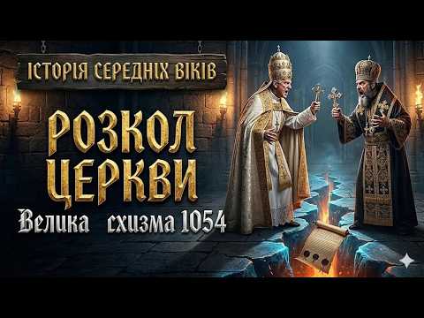 Велика схизма✝️⚡️☦️ Чому розділилася християнська церква? | Історія середніх віків 7 клас