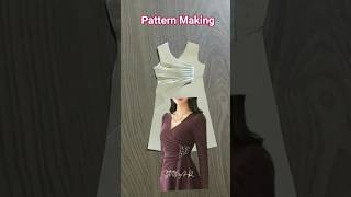 Pecah Pola Dress Drapery Simple #shortvideo #sewing #fashion #ussewtips #patternmaking #drapery