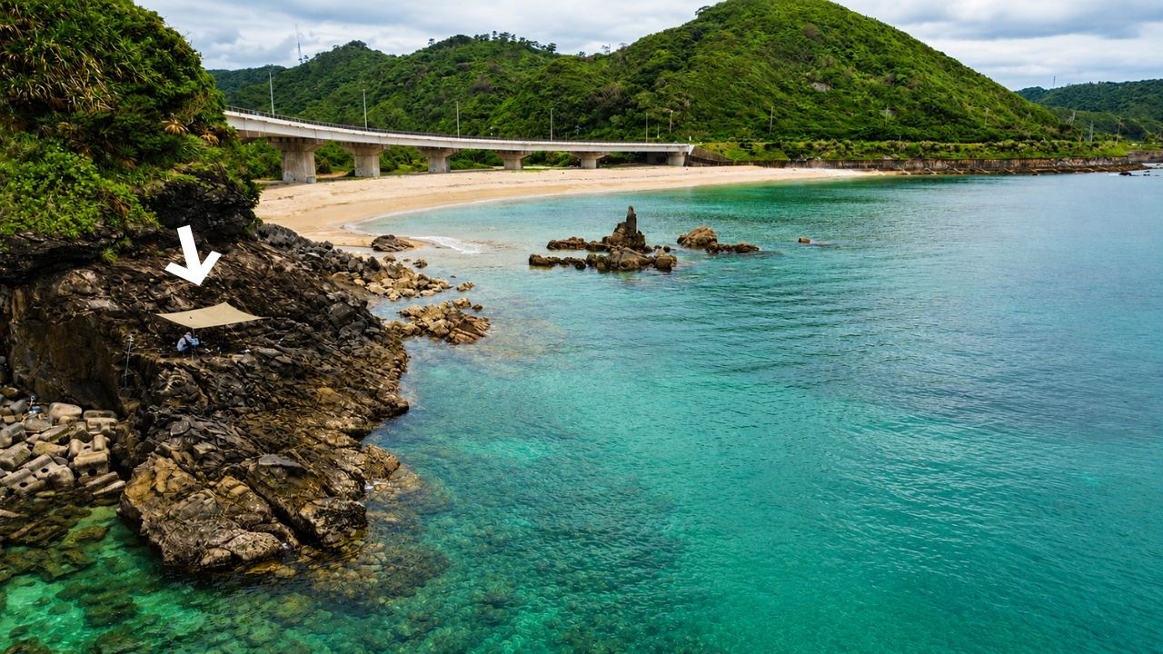 CAMP大好き Fishing Camp on a Remote Island | A Slow Day, Then Everything
