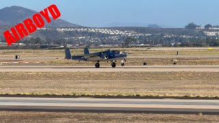 PBJ B-25 "MB II" Landing Miramar Air Show 2025