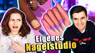 UNSER NAGELSTUDIO IST ERÖFFNET! Schönste FINGERNÄGEL in der Stadt! Dania&Claudio spielen Acrylnägel! screenshot 4