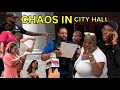 City hall security lose their minds over camera