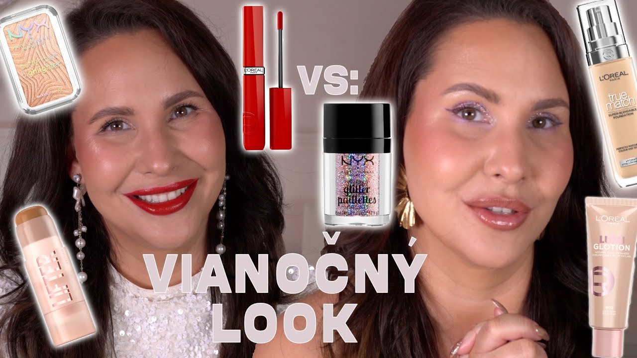 Vianočné líčenie s L'Oreal Paris, Maybelline NY a NYX Cosmetics