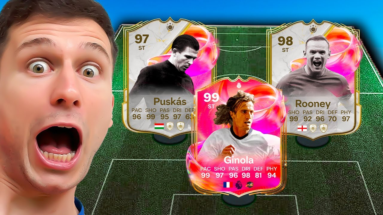 WL COM GINOLA 99, PUKAS 97 E ROONEY 98 🔥🔥 FICOU INSANO ESSE TIME! EA FC 25 ULTIMATE TEAM BRASIL