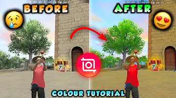 4k Colour Tutorial In Inshot || Free Fire Quality Editing ||