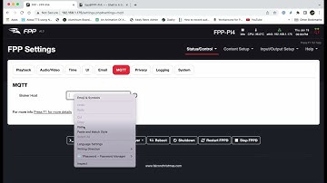 Setting up an MQTT Broker on FPP (xLights)