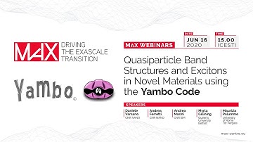 Quasiparticle Band Structures and Excitons in Novel Materials using the Yambo Code