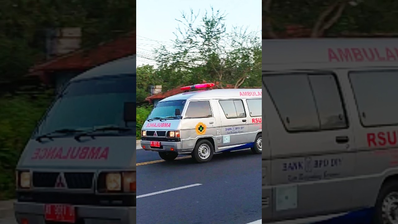 MOBIL AMBULANCE RSUD NGEBUT MELAJU SANGAT CEPAT 