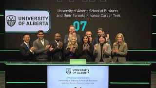 University of Alberta School of Business Closes the Market Thursday, February 23, 2023