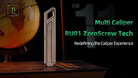 MecArmy RU01 Minimalist Zeroscrew Tech Multifunctional Ruler