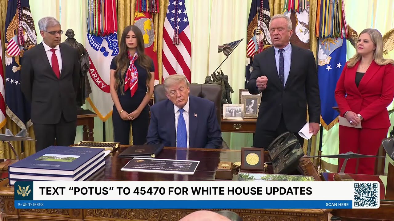 President Trump Signs an Executive Order, Aug. 10, 2026