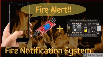 Fire detector notfication using Blynk app | KY-026 Flame Sensor Nodemcu | IoT Flame Sensor