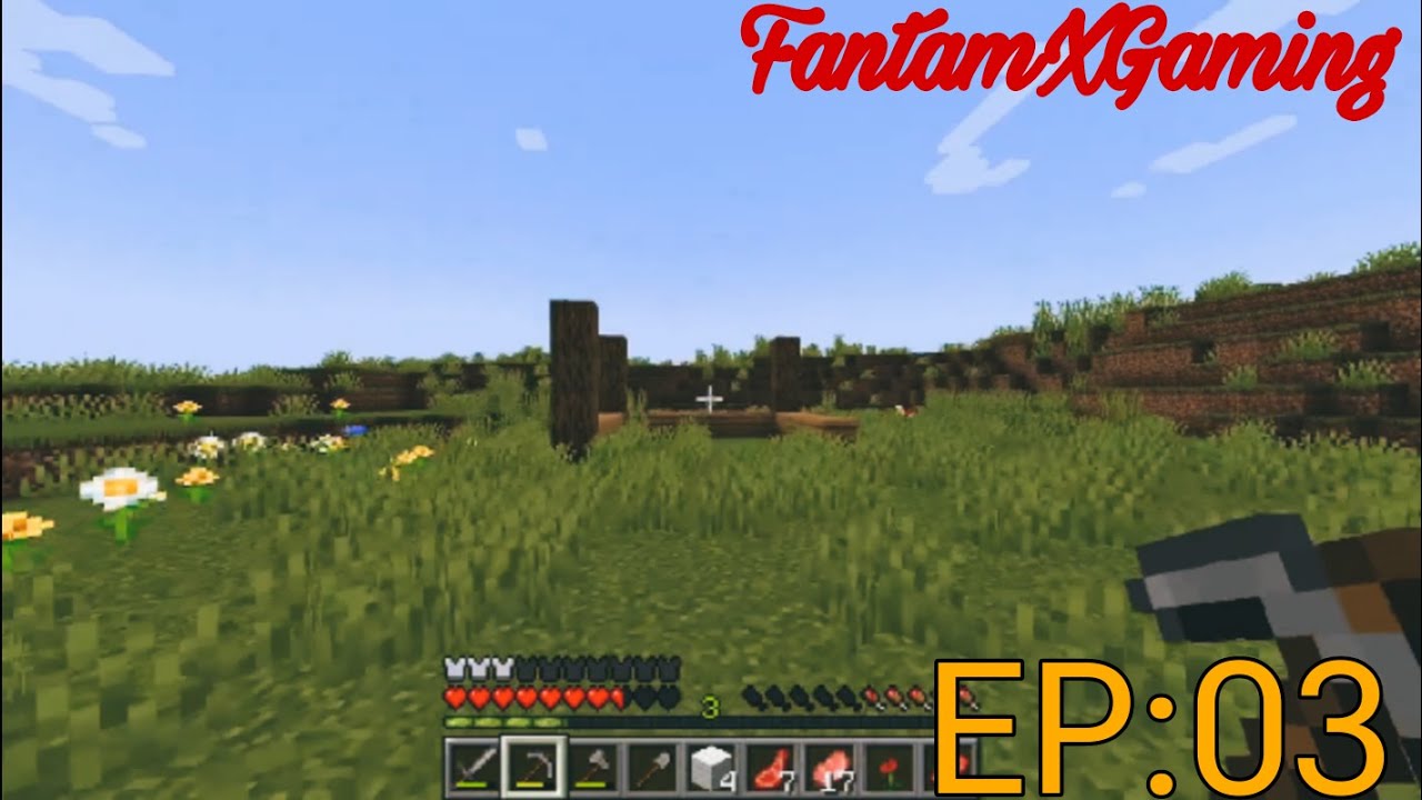 Start to making our first house || Epsoide 03 || Minecraft survival ...