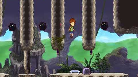 A Boy and His Blob - 13 - red blob, big drops