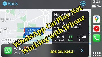 iOS 26.1 WhatsApp Not Working with Apple CarPlay on iPhone? Here