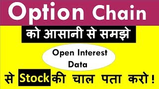 How to read Option Chain NSE in hindi | Open Interest Data in Option | Episode-44