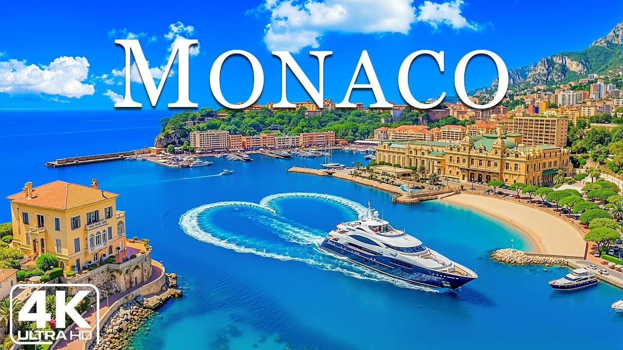 Видеосъемка с дрона в Монако в разрешении 4K | Откройте для себя гламурную роскошь