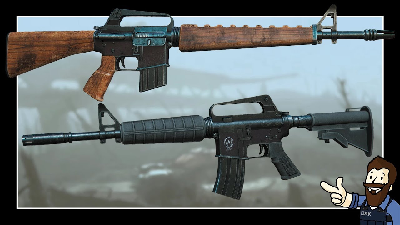 Service Rifle and Assault Carbine - New Vegas Classics Animation ...