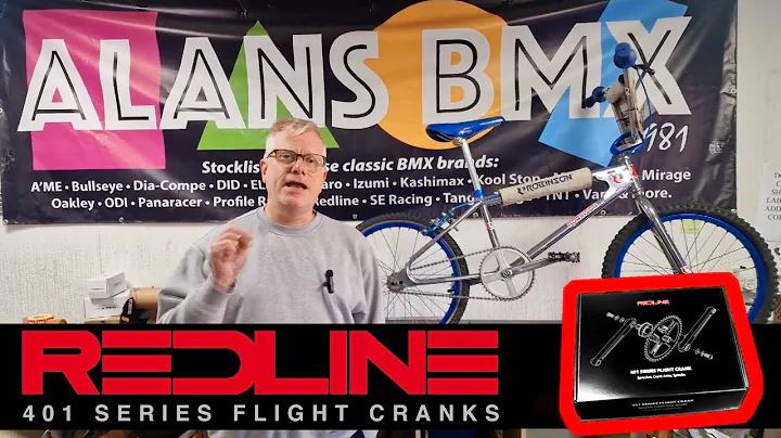 Redline 401 Single Pinch Flight Cranks with Techmatic BB