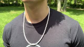 BESTSELLER 6MM Rope Chain Necklace - Italian 925 Sterling Silver - Made By Harlembling