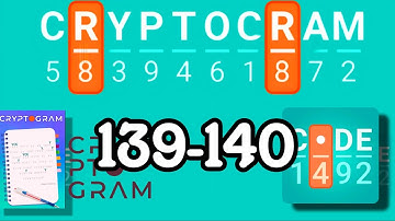 CRYPTOGRAM level 139 140