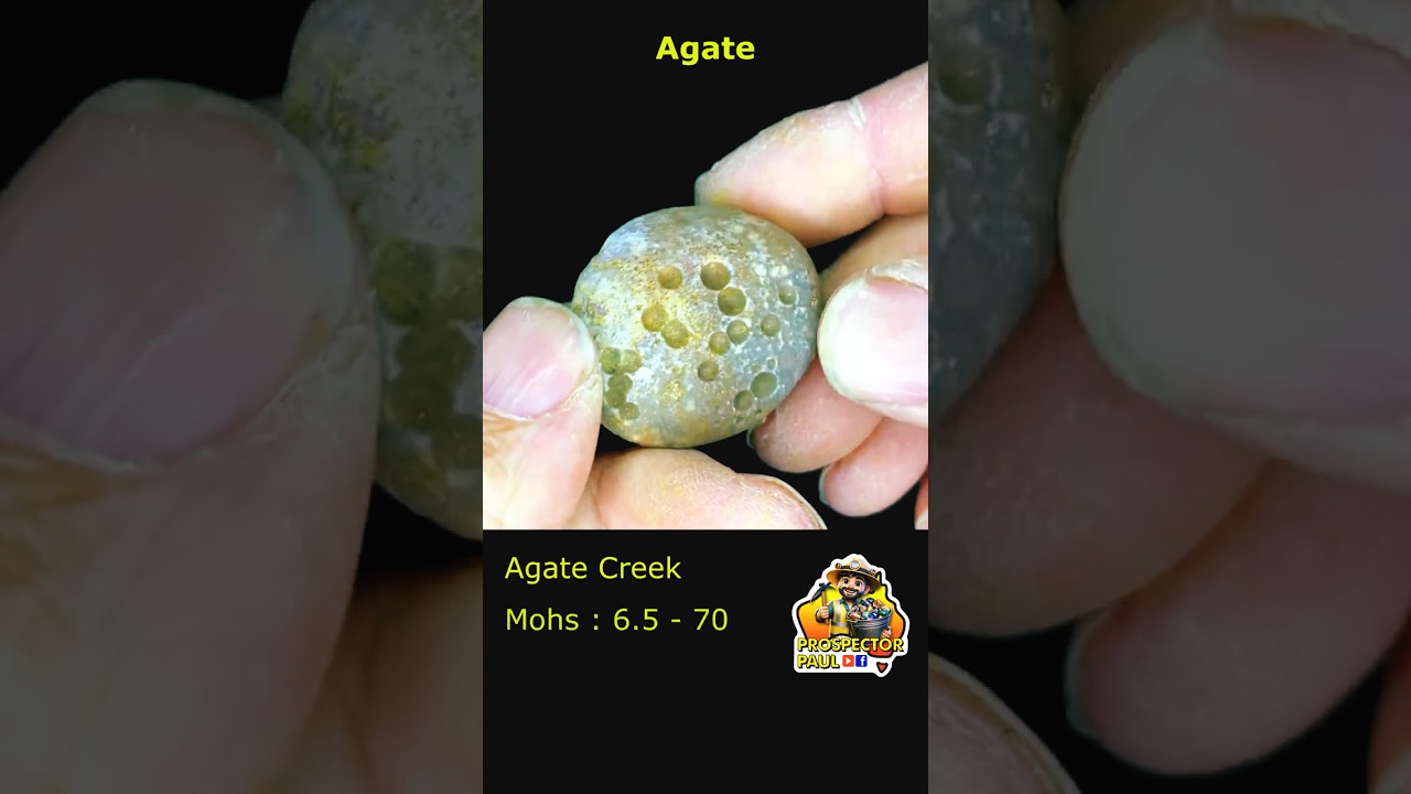 Агат — до и после полировки № 43 