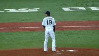 130828 オリックス vs 楽天 金子千尋 投手 6安打2失点完投で8敗目 京セラドーム