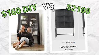 DIY Vintage Hutch to Modern Cabinet Makeover | Flipping Furniture