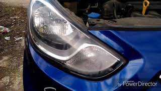 Hyundai Solaris устраняем Запотевание фар Hyundai Solaris устраняем Запотевание фар