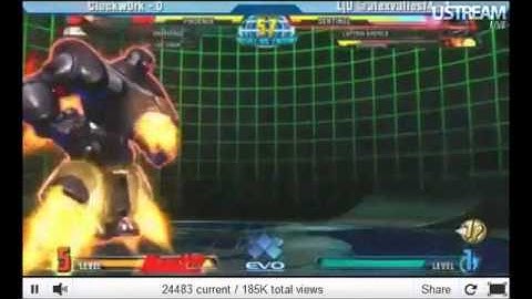 EVO 2k11 - Marvel vs Capcom 3 - Alex Valle vs Clockwork