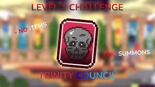 STREAM ENDS UNTIL I BEAT TRINITY COUNCIL AT LEVEL 1 - Block Tales Level 1 Challenge