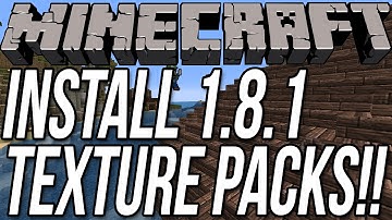 How To Install Resource Packs & Texture Packs In Minecraft 1.8.1