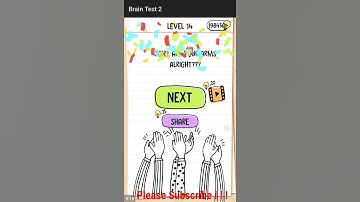 brain test 2 mcbrain family level 14 answer or walkthrough