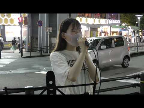 2022.7.4　＃やさしさで溢れるように（JUJU)　＃あゆみ　＃路上ライブ　＃金山　@_00ayu._