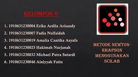 (85) 4.5.2 | f(x) = x^x - 10, iterasi Newton Raphson menggunakan Ms Scilab