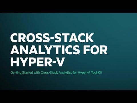 Hyper-V Analytics for HPE InfoSight - Getting Started