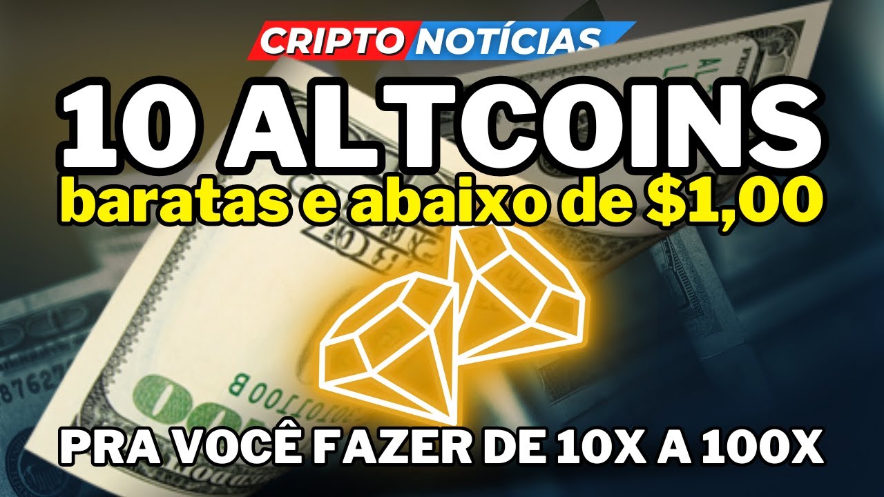 10 ALTCOINS ABAIXO DE $1 BARATAS | CRIPTO NOTÍCIAS | 30-04