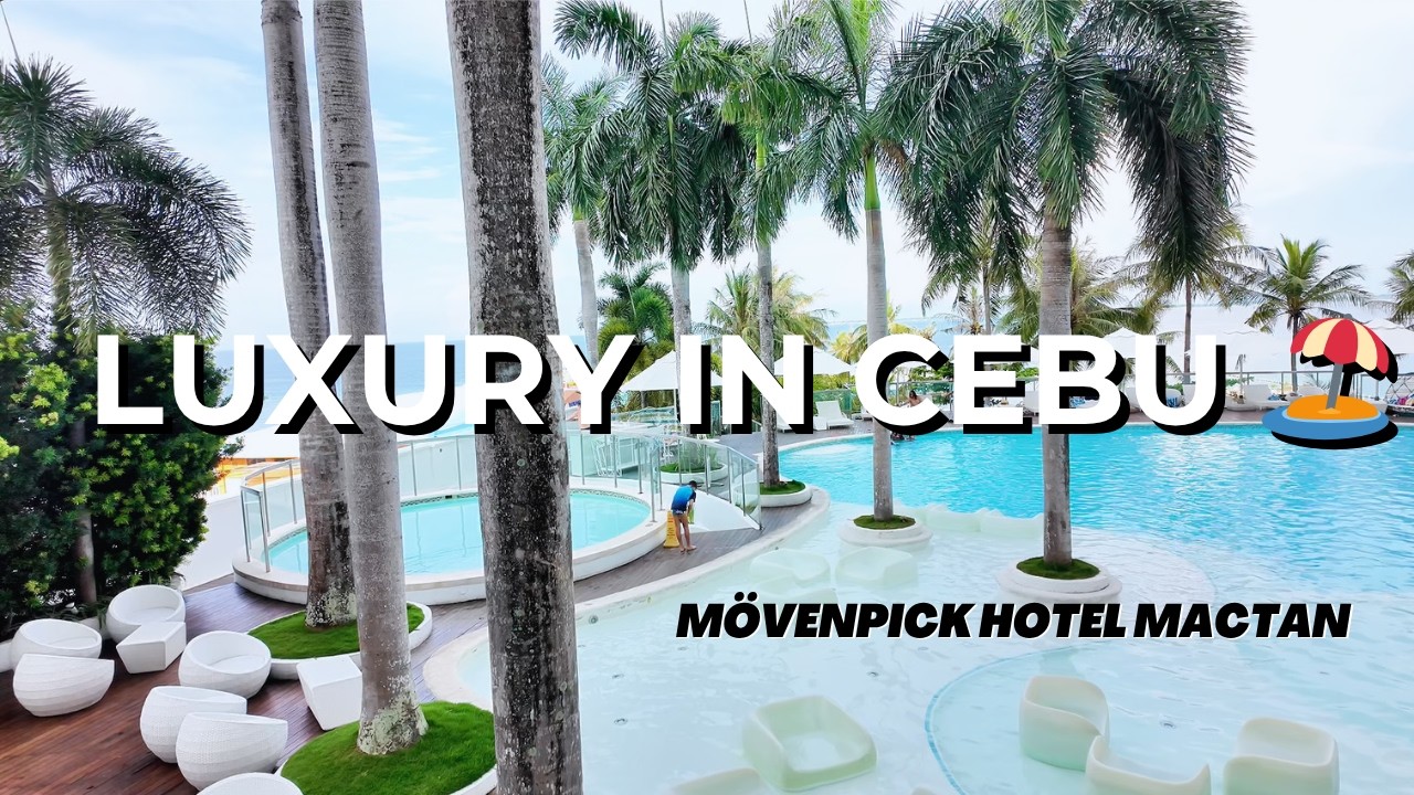 🇵🇭 Mövenpick Hotel Mactan Cebu (2025) | Luxury Staycation, Room Tour + Beach Walk 🏖️🌴