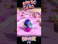 🐬🎳 Sea Animals Kinetic Sand Bowling Ball Pink Tile Race | Binkie TV