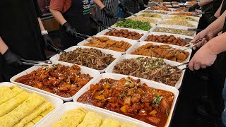 반찬 몇개만 먹어도 뽕뽑는 역대급 한식뷔페집이 떳다! 현시점 가장 핫한 무한리필 뷔페 / korean buffet - korean street food