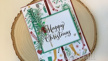 Gate Fold card using Stampin Up products with Jenny Hall