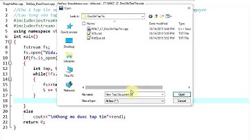 NNLT-C++: Đọc ghi tập tin - Tổng các phần tử