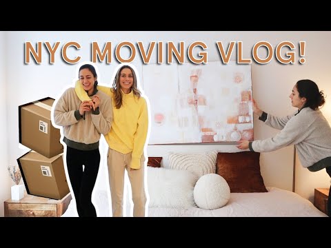 Helping My Twin Sister MOVE BACK To New York City! | Early Apartment Tour | Lucie Fink