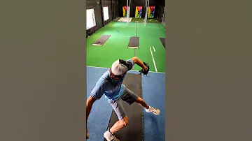 What Do You See College Pitcher 4 Seam Fastball Slow Motion 