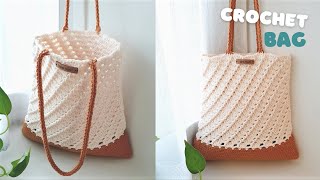 Amazing DIY Crochet Bag | Crochet Tote Bag | Mixed 2 Crochet Pattern So Lovely | ViVi Berry Crochet