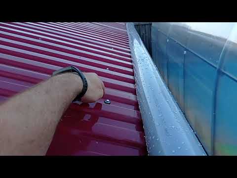Самый дешёвый водослив из канализационных труб.